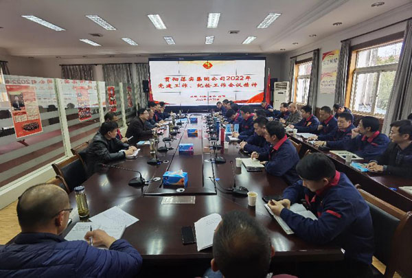 公司召開會(huì)議傳達(dá)集團(tuán)公司黨建工作、紀(jì)檢工作會(huì)議精神